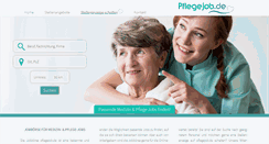 Desktop Screenshot of pflegejob.de