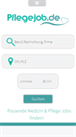 Mobile Screenshot of pflegejob.de