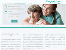 Tablet Screenshot of pflegejob.de